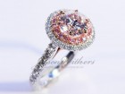 1.18 Ct. Pink Round Ring - Photo #3