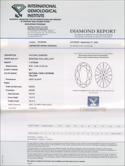 International Gemological Institute (IGI)